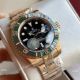 Rolex Submariner Rose Gold Green Ceramic Bezel Watch 40mm (6)_th.jpg